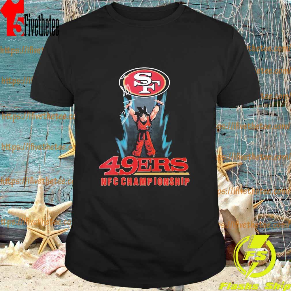 Son Goku San Francisco 49ers 2021 2022 NFC Champions Shirt, hoodie