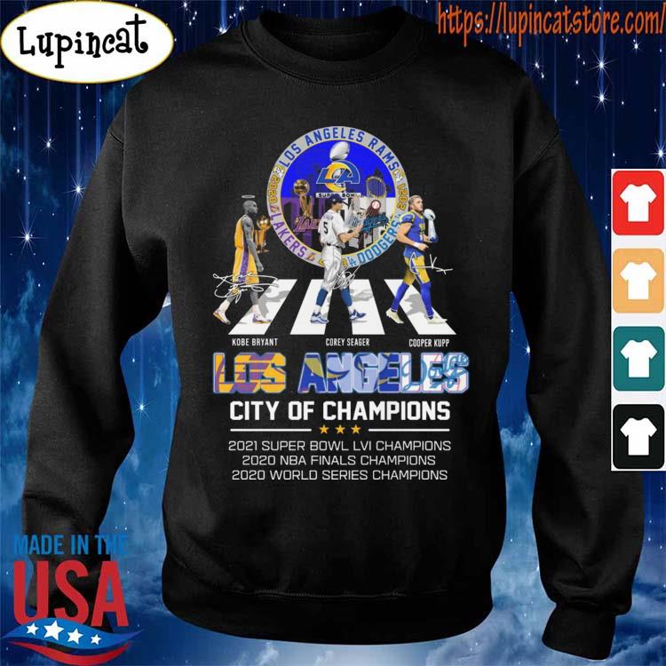 City Of Champions Los Angeles LA Rams Lakers Dodgers T-Shirt