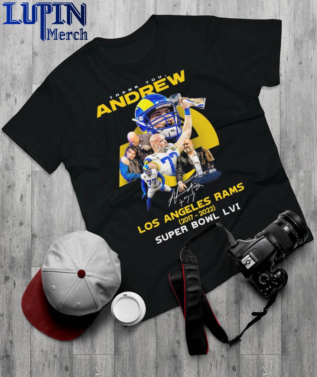 Los Angeles Rams 2022 Super Bowl LVI Champions Signatures T-shirt