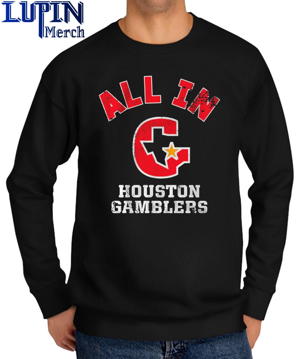 Houston Gamblers shirt, hoodie, sweater, long sleeve and tank top