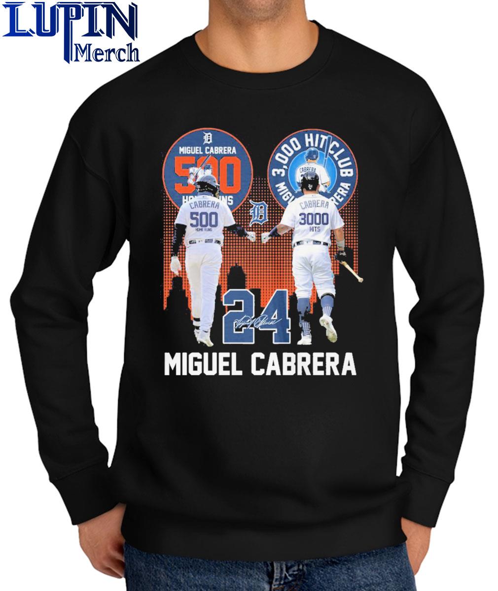 Miguel cabrera men's detroit baseball miguel cabrera miggy 500 wht T-shirt,  hoodie, sweater, long sleeve and tank top