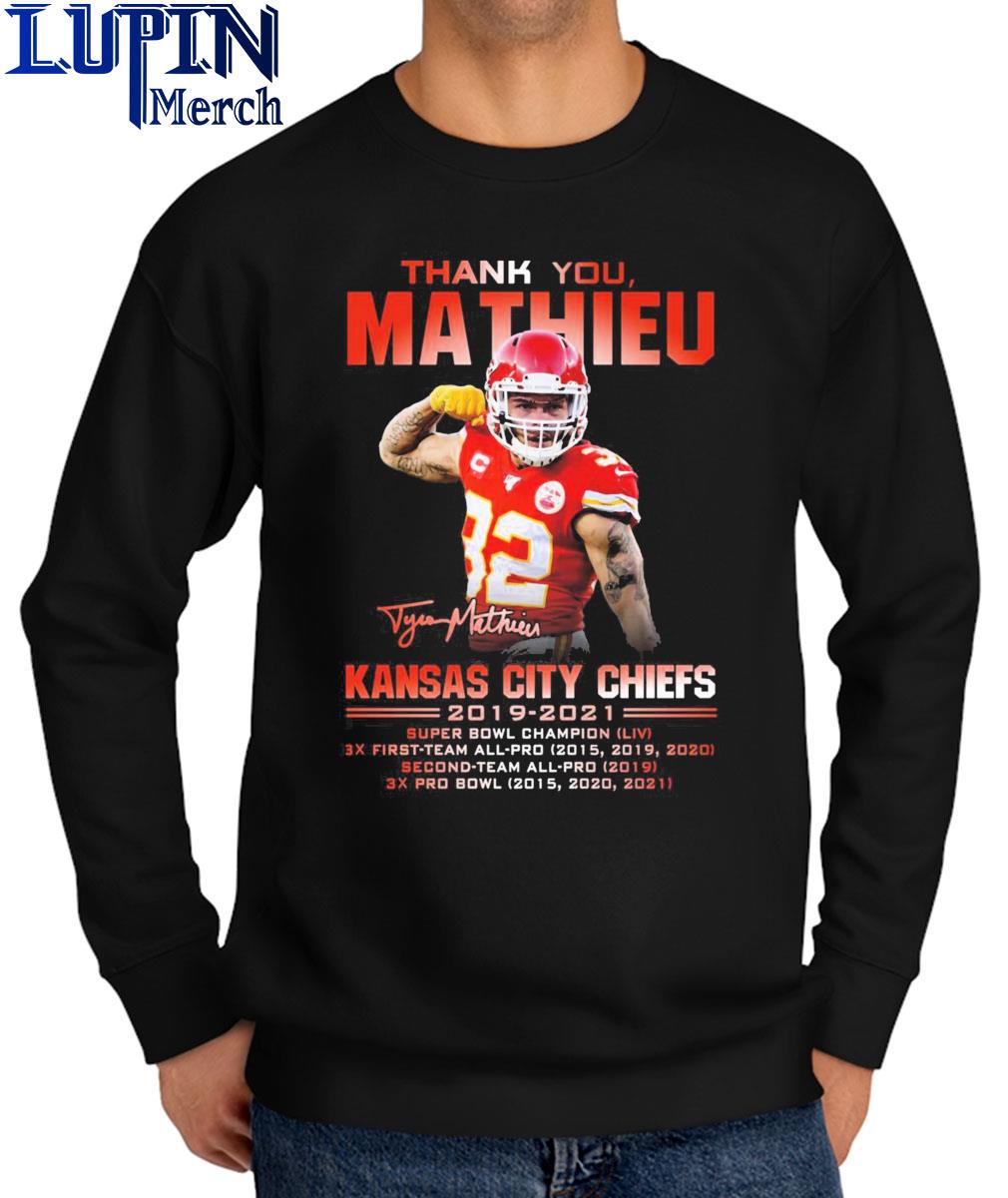 Thank You Tyrann Mathieu Kansas City Chiefs 2019 2021 Signatures Shirt,  hoodie, sweater, long sleeve and tank top