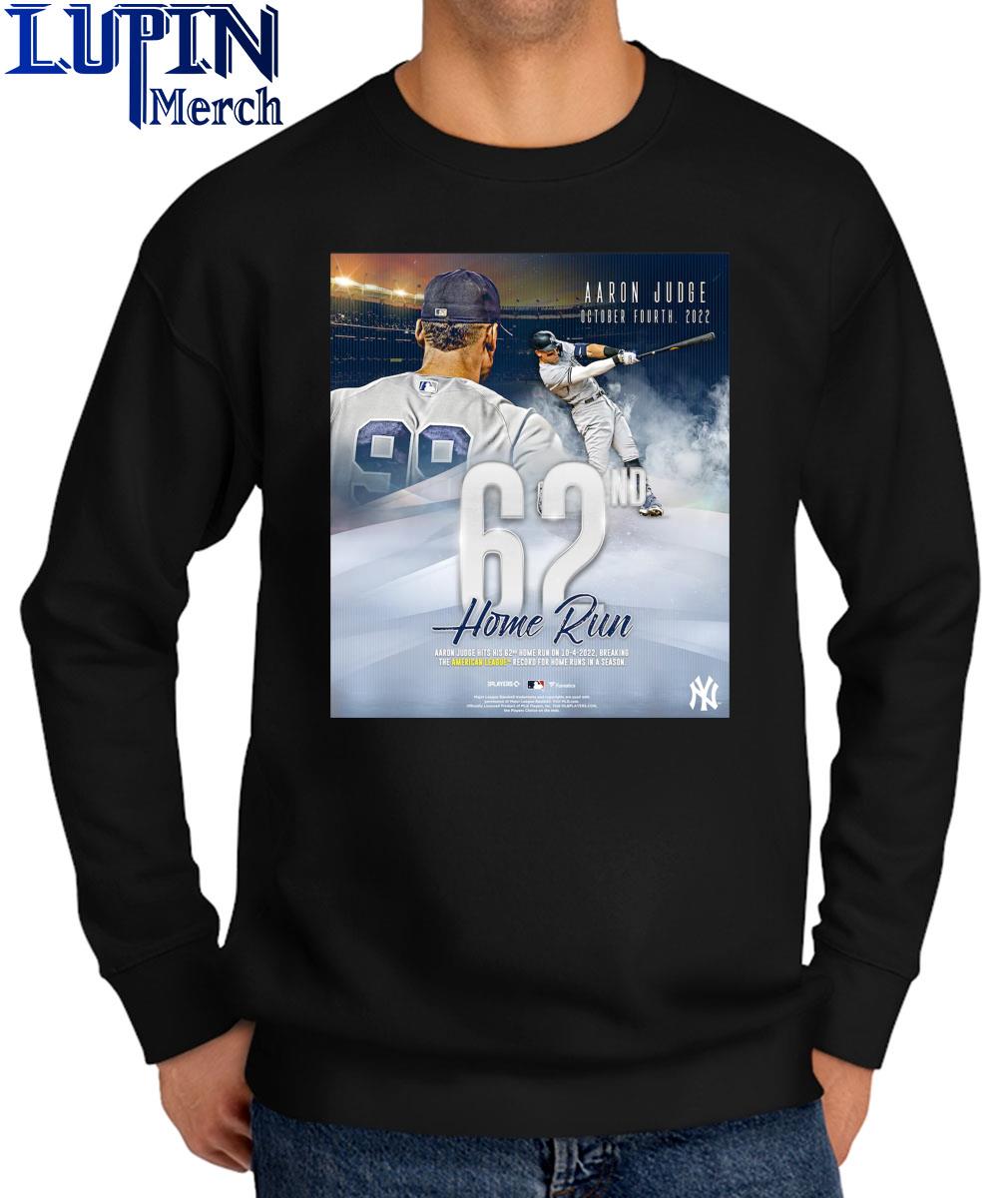 Aaron Judge NY Yankees number 62 home runs shirt, hoodie, sweater, long  sleeve and tank top