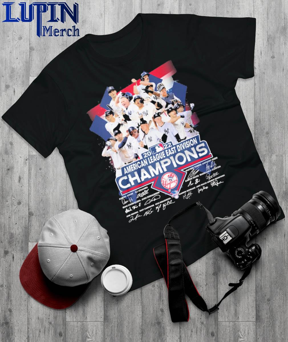 New york yankees al east division champions signatures 2022 shirt, hoodie,  sweater, long sleeve and tank top