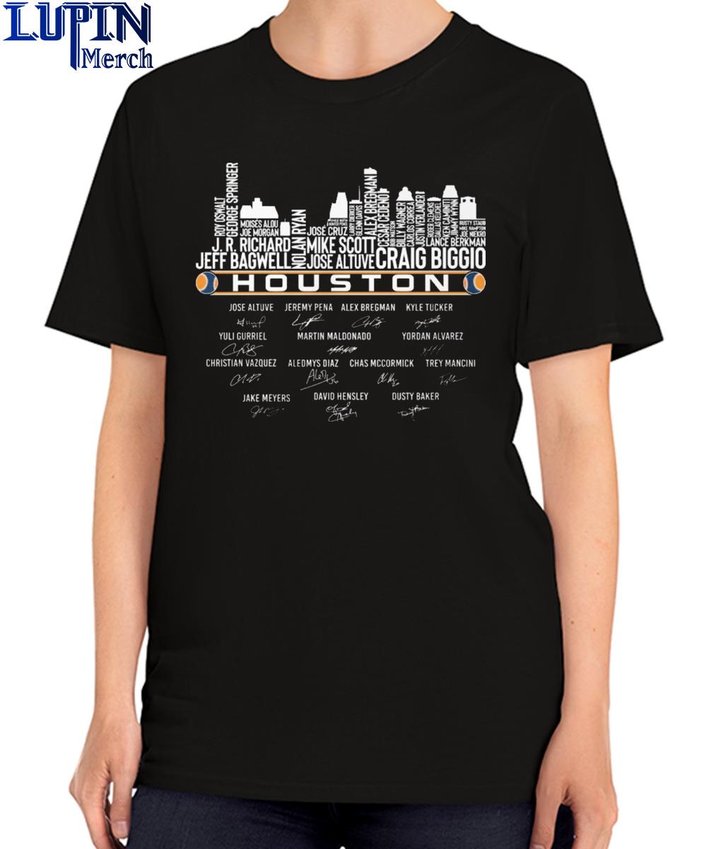 Women's Houston Skyline Astros Baseball Shirt