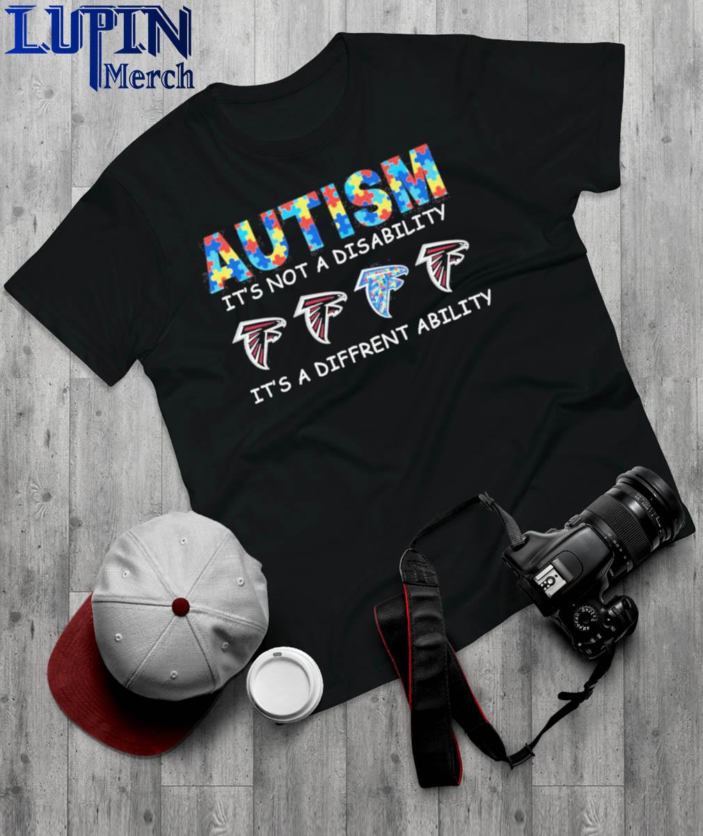 Official atlanta Falcons Autism it's not a disability it's a