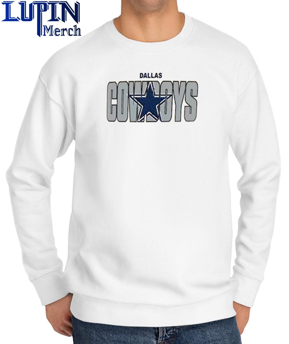 Modern Dallas Cowboys hoodie, NFL navy blue embroidered sweatshirt