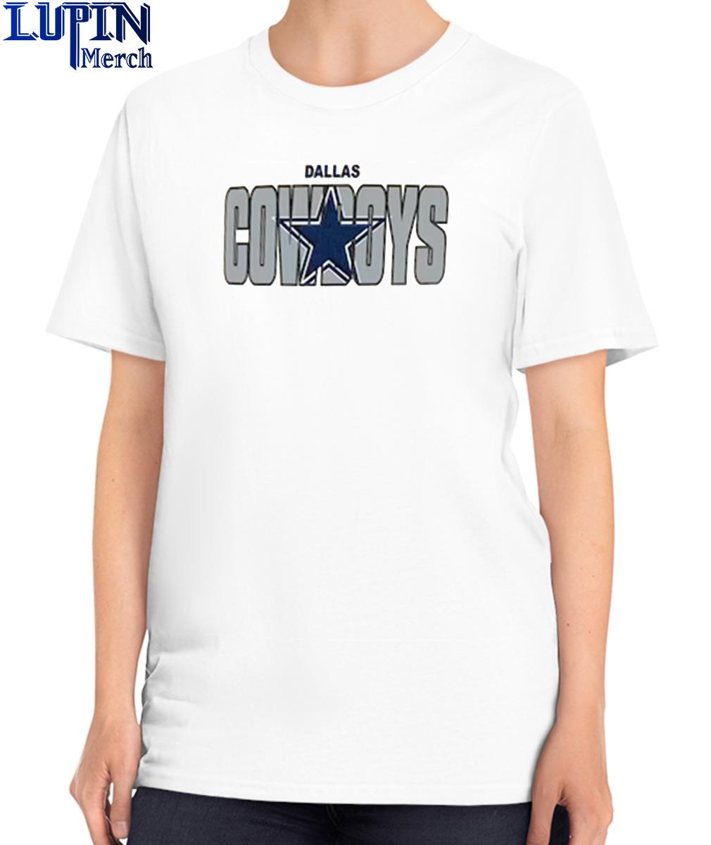 Women's Dallas Cowboys New Era Cream 2023 NFL Draft T-Shirt