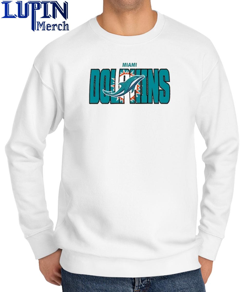 New Era Miami Dolphins NFL Grey Pullover Hoodie Sweatshirt: