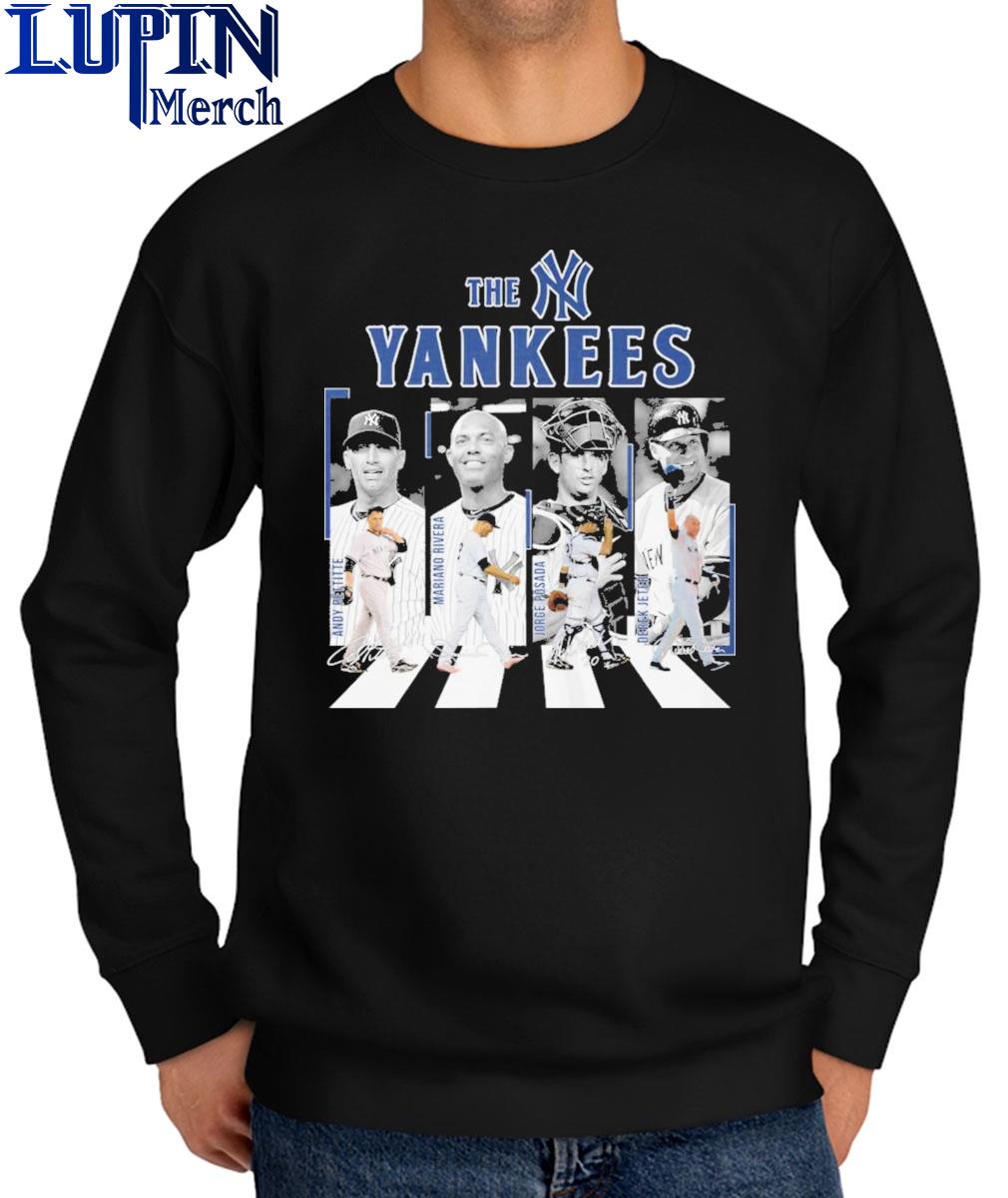 The Yankees Mariano Rivera And Jorge Posada And Andy Pettitte And Derek  Jeter T-Shirt, hoodie, sweater, long sleeve and tank top