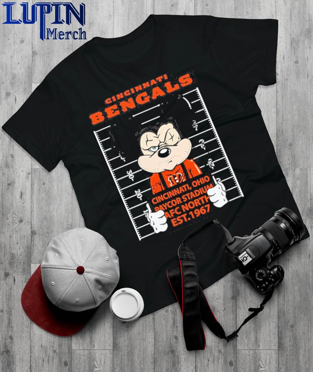 Cincinnati Bengals Minnie Mouse Cincinnati Ohio Paycor Stadium Afc North  Est 1967 Shirt