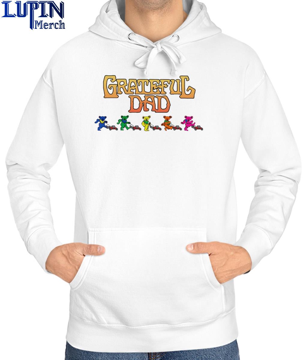 Grateful dad mowing bears shirt, hoodie, sweater, long sleeve and