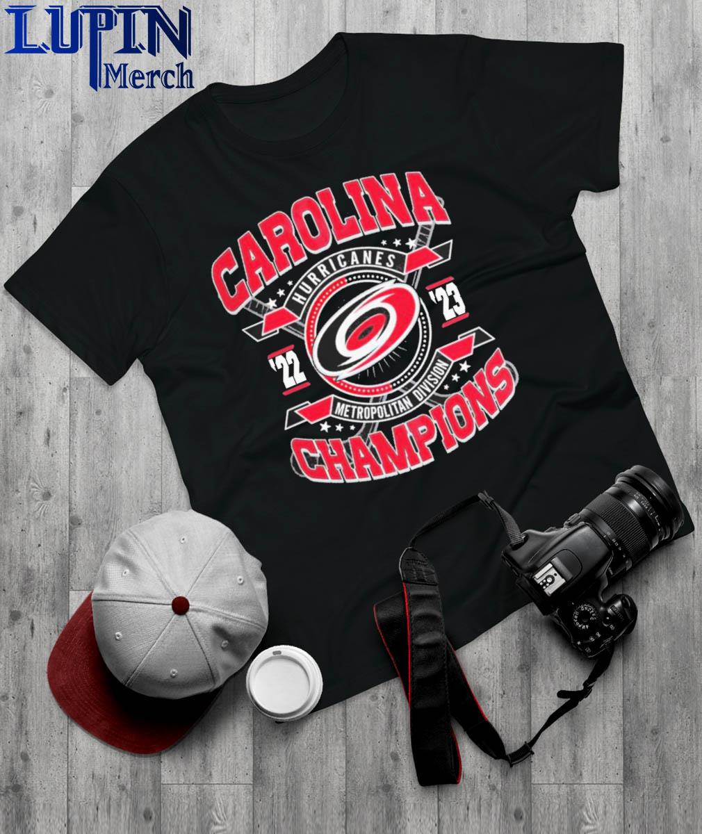 Official Carolina Hurricanes 2022 2023 NHL metropolitan division champions  shirt, hoodie, sweater, long sleeve and tank top