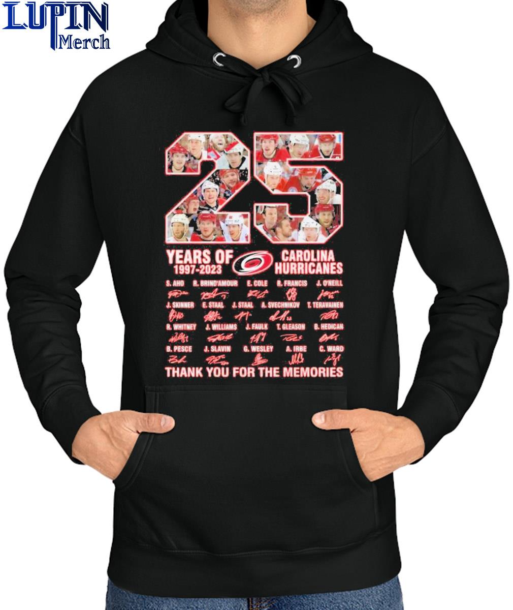 Carolina hurricanes 25th anniversary est 1997 shirt, hoodie, sweatshirt and  tank top