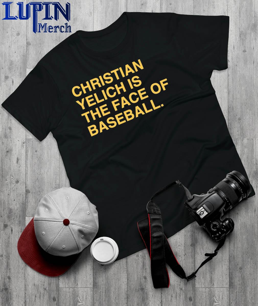 Christian yelich is the face of baseball shirt, hoodie, sweater, long  sleeve and tank top