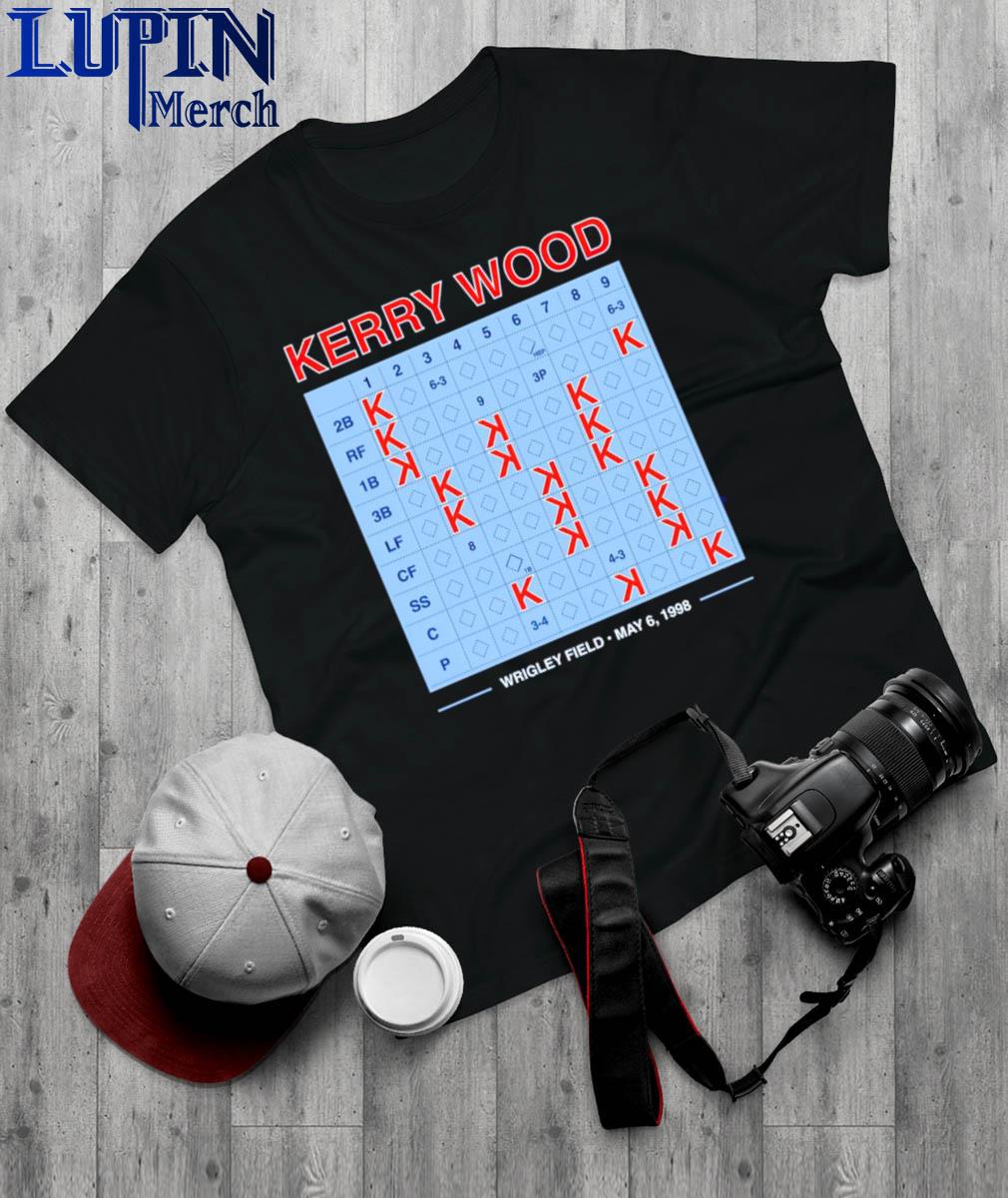 Kerry Wood 20 Strikeouts Scorecard Shirt, hoodie, sweater, long