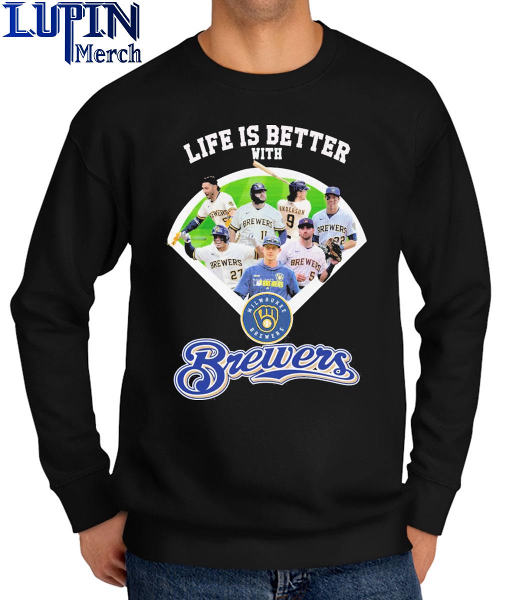 Sweaters, 9s Milwaukee Brewers Shirt Collection Tee