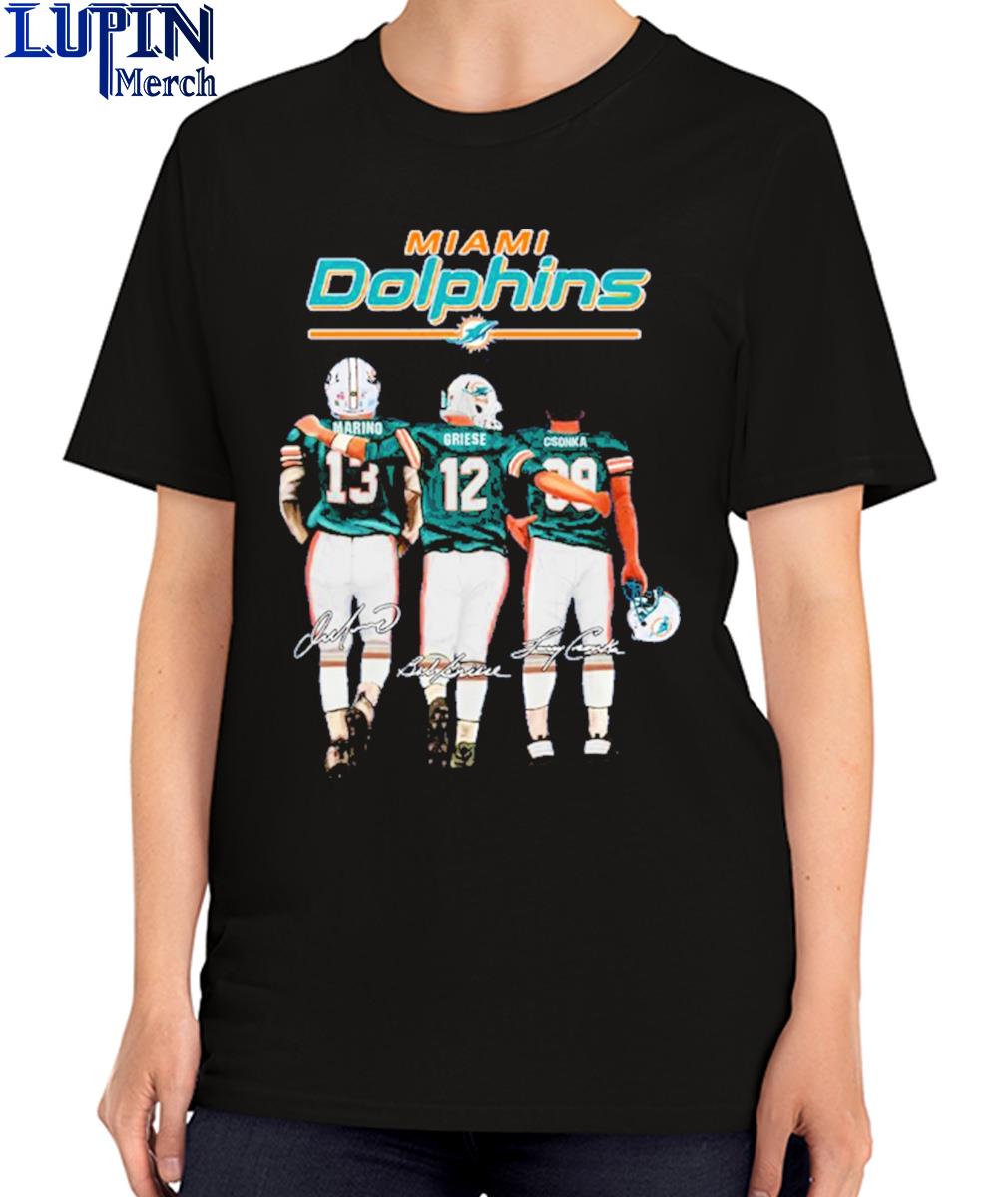 Official Miami Dolphins Marino Griese And Csonka Signatures Shirt, hoodie,  sweater, long sleeve and tank top