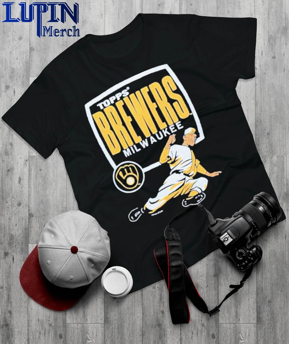 Official milwaukee brewers x topps trib-lend T-shirts, hoodie, tank top,  sweater and long sleeve t-shirt