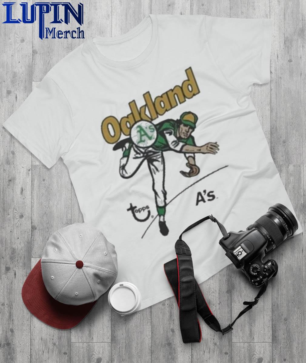Official MLB x Topps Oakland Athletics shirt, hoodie, sweater, long sleeve  and tank top