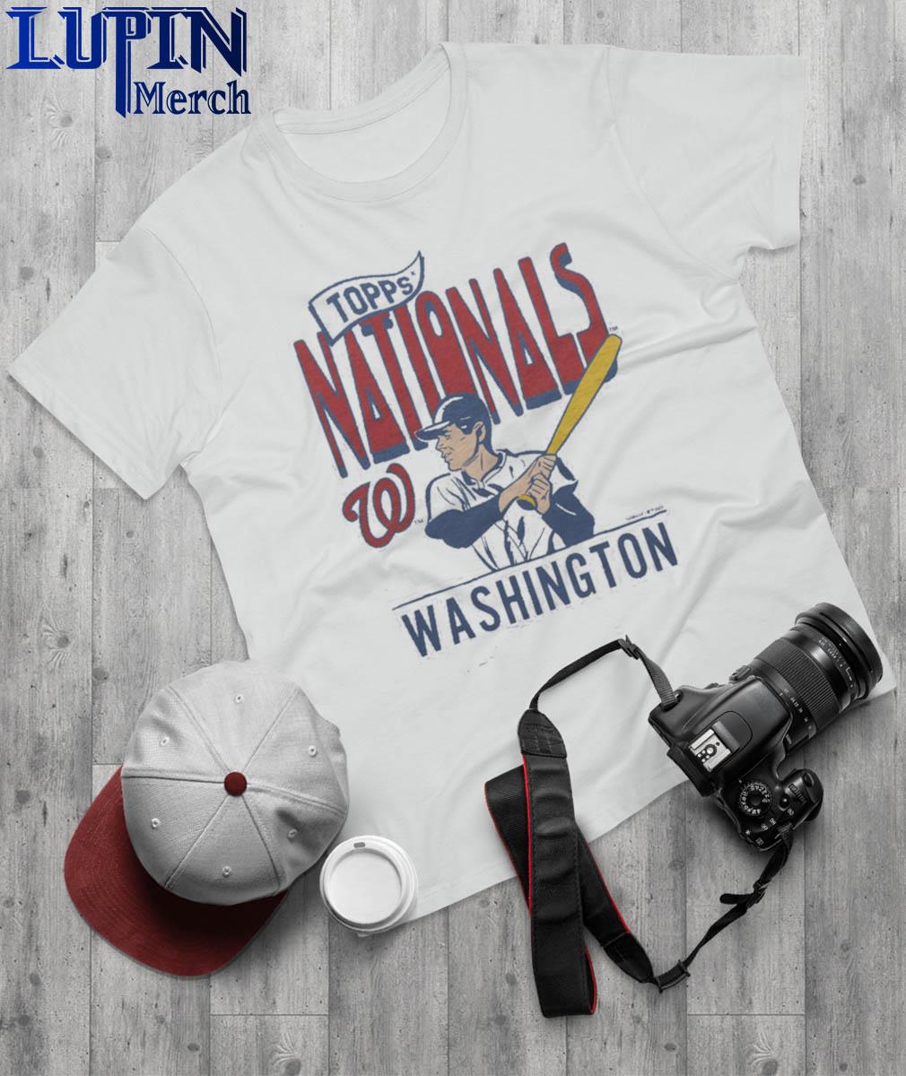 Official MLB x Topps Washington Nationals shirt, hoodie, sweater, long  sleeve and tank top