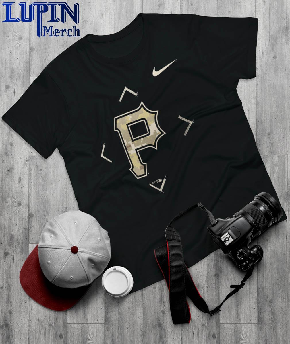 Pittsburgh Pirates Nike Camo Logo 2023 T-shirt,Sweater, Hoodie, And Long  Sleeved, Ladies, Tank Top