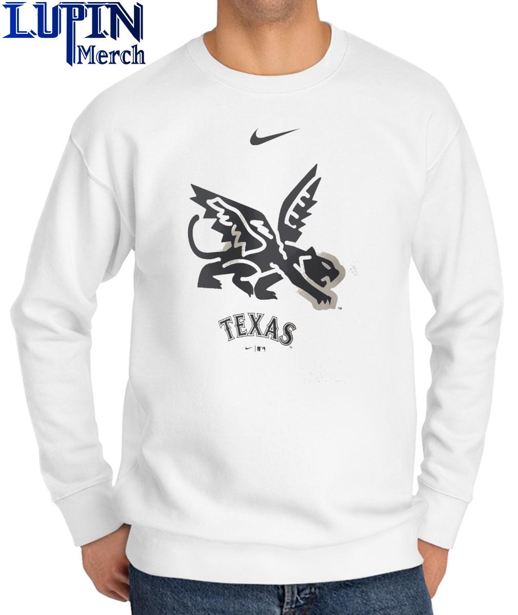 Nike Men's Cream Texas Rangers 2023 City Connect Peagle Logo T