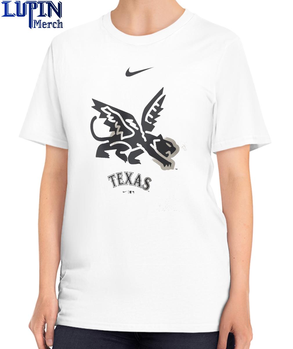 Texas Rangers Nike City Connect Wordmark T-Shirt Men's 2023 MLB Peagle  TEX New
