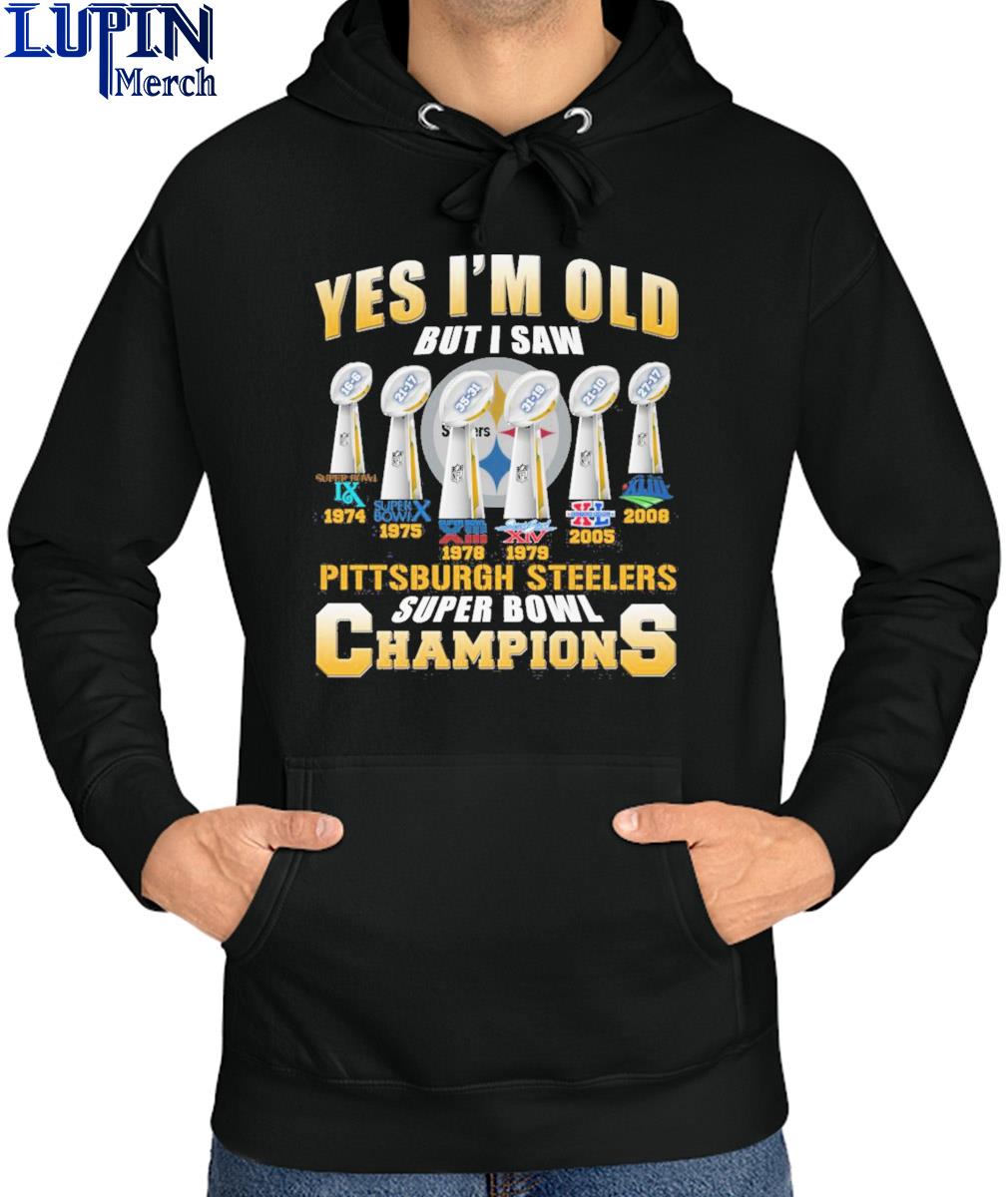 Pittsburgh Steelers 6 Time Super Bowl Champions Shirt, hoodie, sweater,  long sleeve and tank top