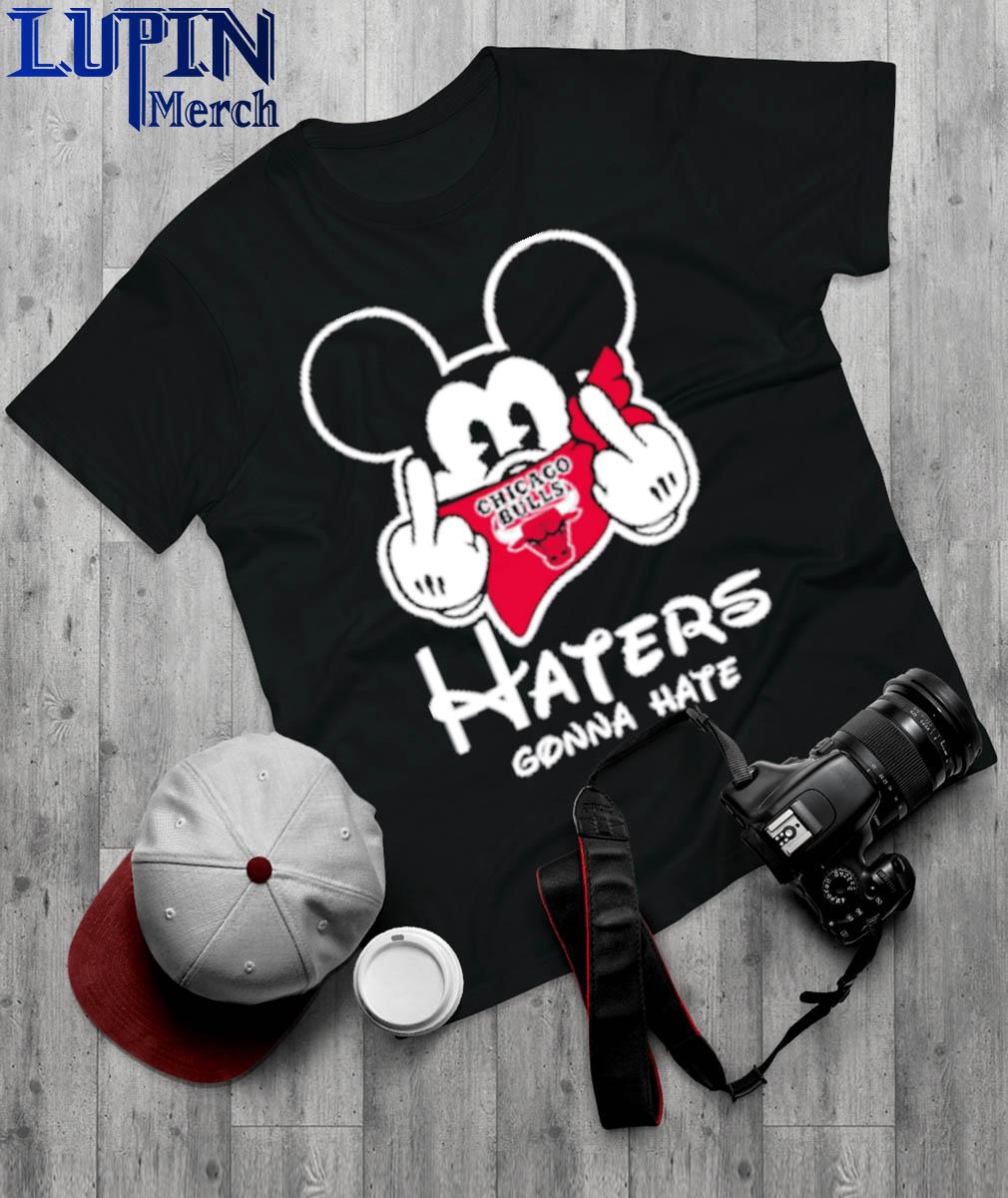 NFL Chicago Bear Haters Gonna Hate Mickey Mouse T-Shirt - TeeNaviSport