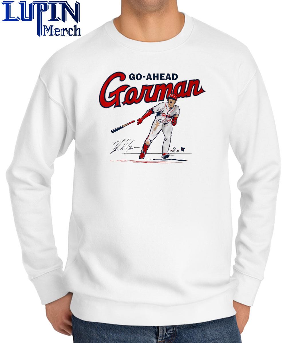 Nolan gorman go-ahead gorman shirt, hoodie, sweater, long sleeve