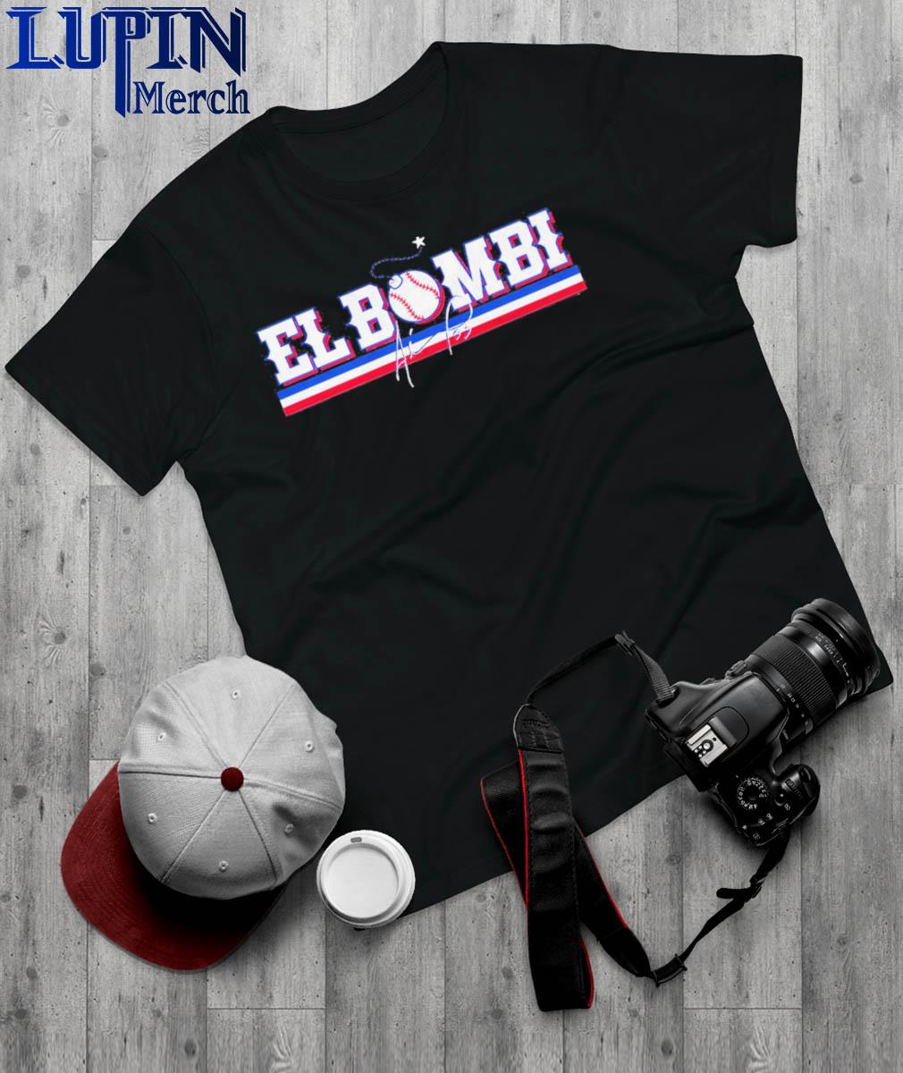 Adolis García - Bombi Bomb - Texas Baseball T-Shirt