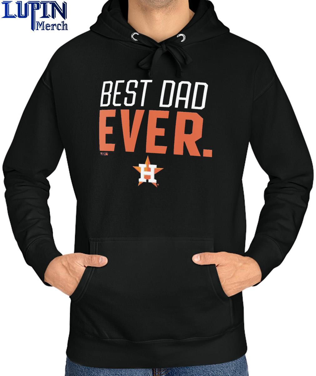 Official Houston Astros Best Dad Ever Logo Father's Day T-Shirt