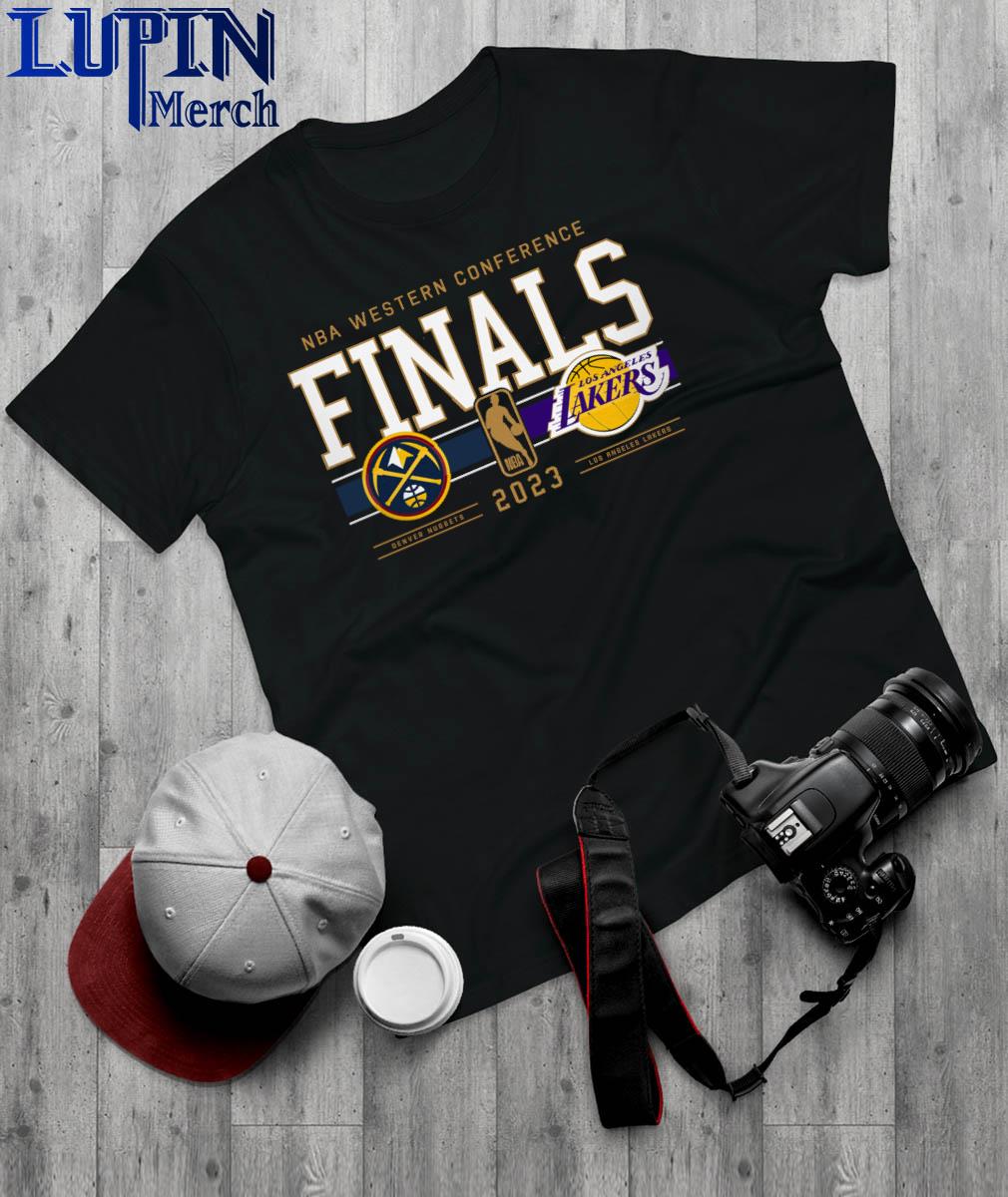 Los Angeles Lakers vs. Denver Nuggets Sportiqe 2023 NBA Western Conference  Finals Matchup Tri-Blend Shirt, hoodie, sweater, long sleeve and tank top