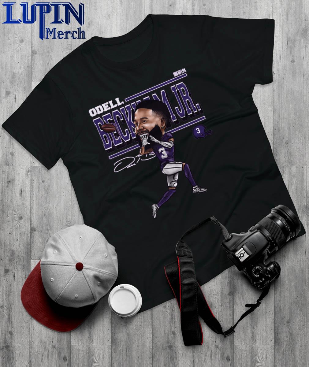 Odell Beckham Jr. Baltimore Cartoon Signature Shirt