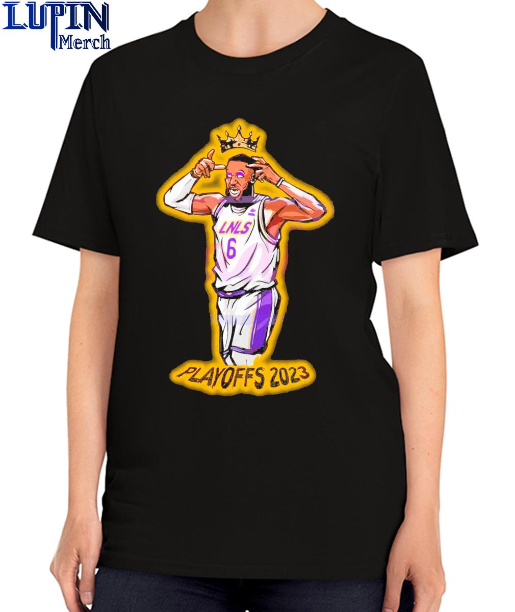 The King Playoffs 2023 Late Night Show Lebron James Lakers Shirt