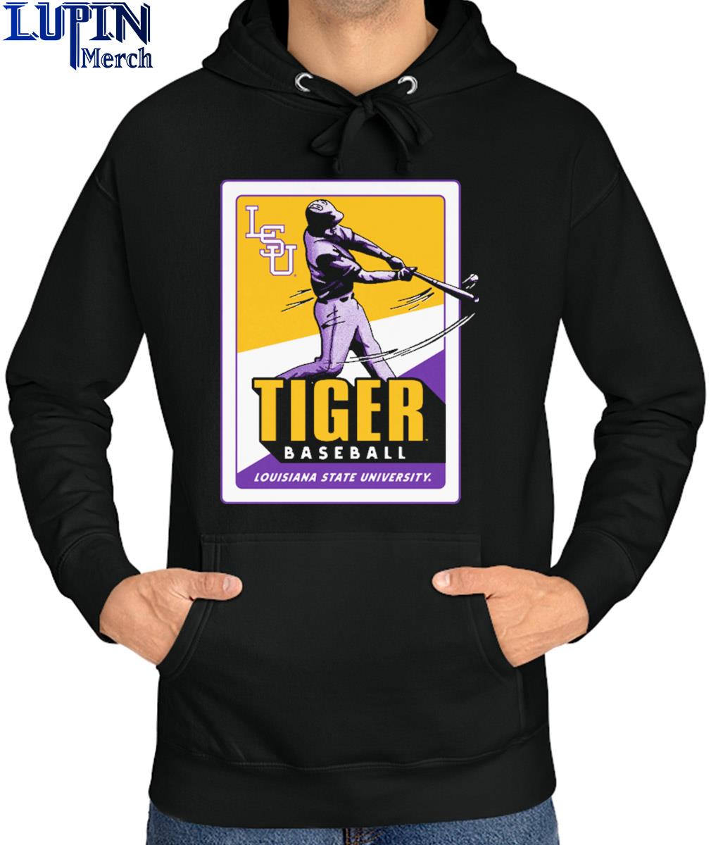 Lsu Tiger Baseball Card Pocket T-shirt, hoodie, sweater, long