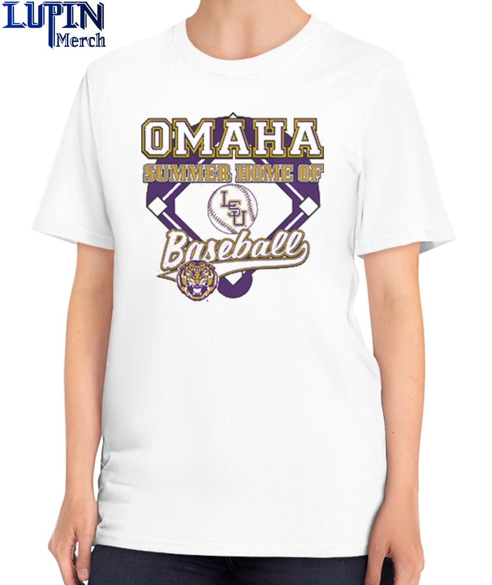 LSU Tigers Baseball Summer Home Omaha Garment Dyed T-Shirt, hoodie