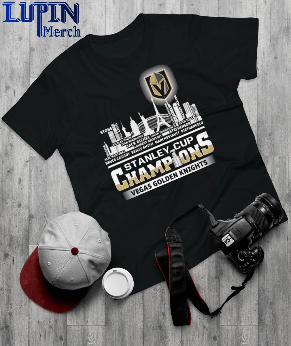 Nhl 2023 Stanley Cup Champions Vegas Golden Knights Name Team Skyline  Shirt, hoodie, sweater, long sleeve and tank top