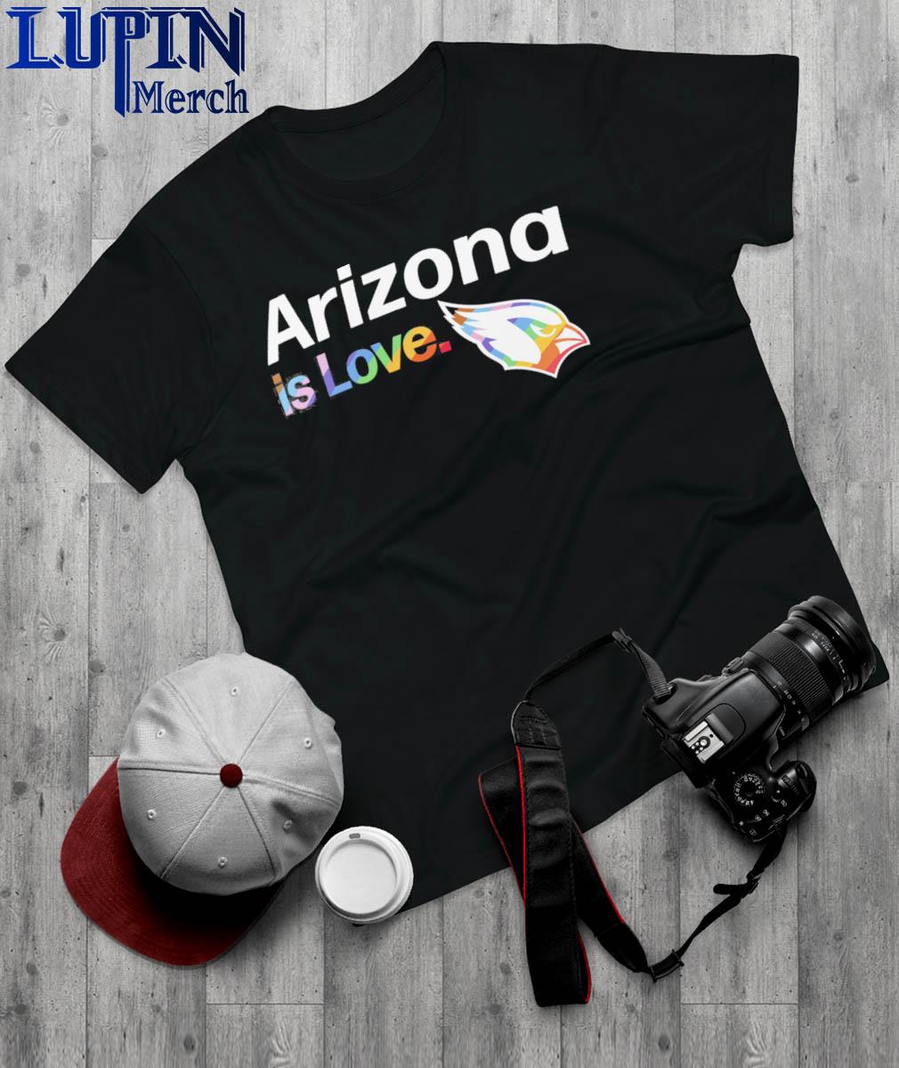Official Arizona Cardinals is love city pride team logo shirt