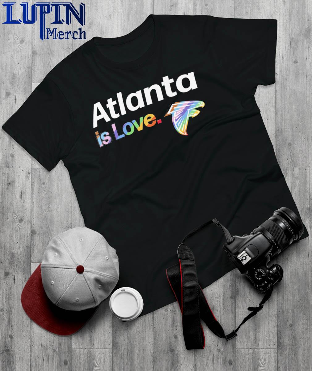 Atlanta Braves is love pride shirt, hoodie, sweater, long sleeve