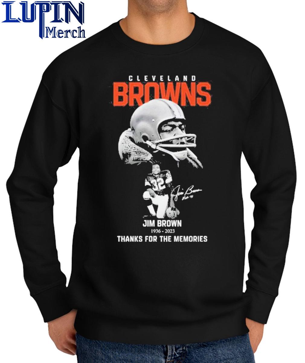 Jim brown 1936 2023 thank you for the memories T-shirt, hoodie, sweater,  long sleeve and tank top