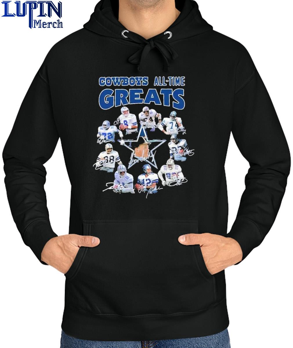 Official Dallas Cowboys all time greats players history signatures shirt,  hoodie, sweater, long sleeve and tank top