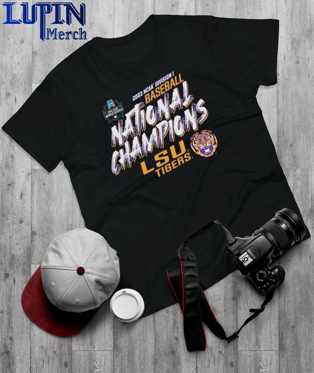 2023 NCAA Division I Champions Baseball LSU Tigers Baseball Shirt