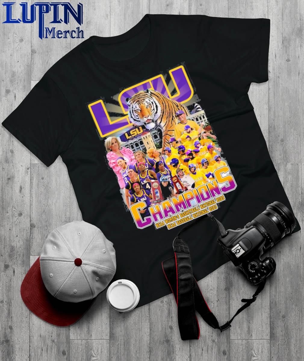 Lsu Tigers Women's Basketball And Men's Baseball 2023 National