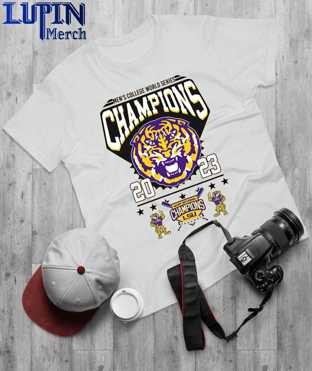 Men's College World Series Champions 2023 LSU Tigers Hoodie T