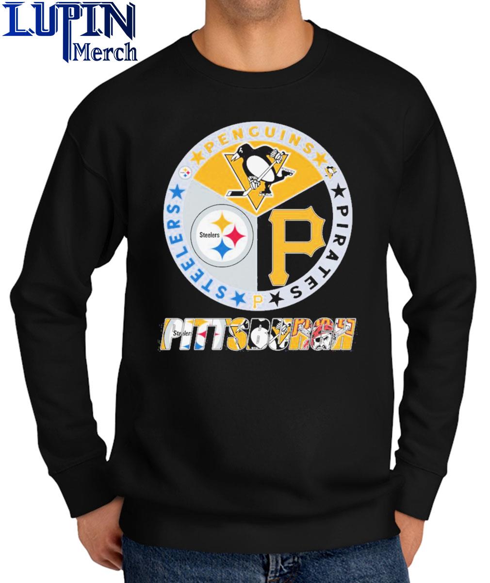 Official Pittsburgh sports teams logo Steelers, Penguins and Pirates Shirt,  hoodie, sweater, long sleeve and tank top