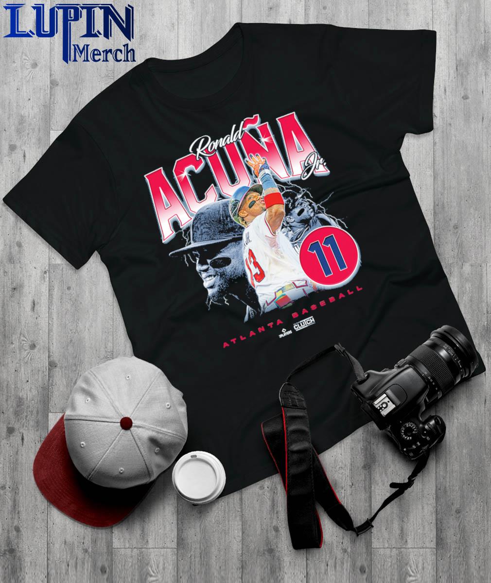 Ronald Acuña Jr. Retro 90s Tee, Atlanta MLBPA Apparel