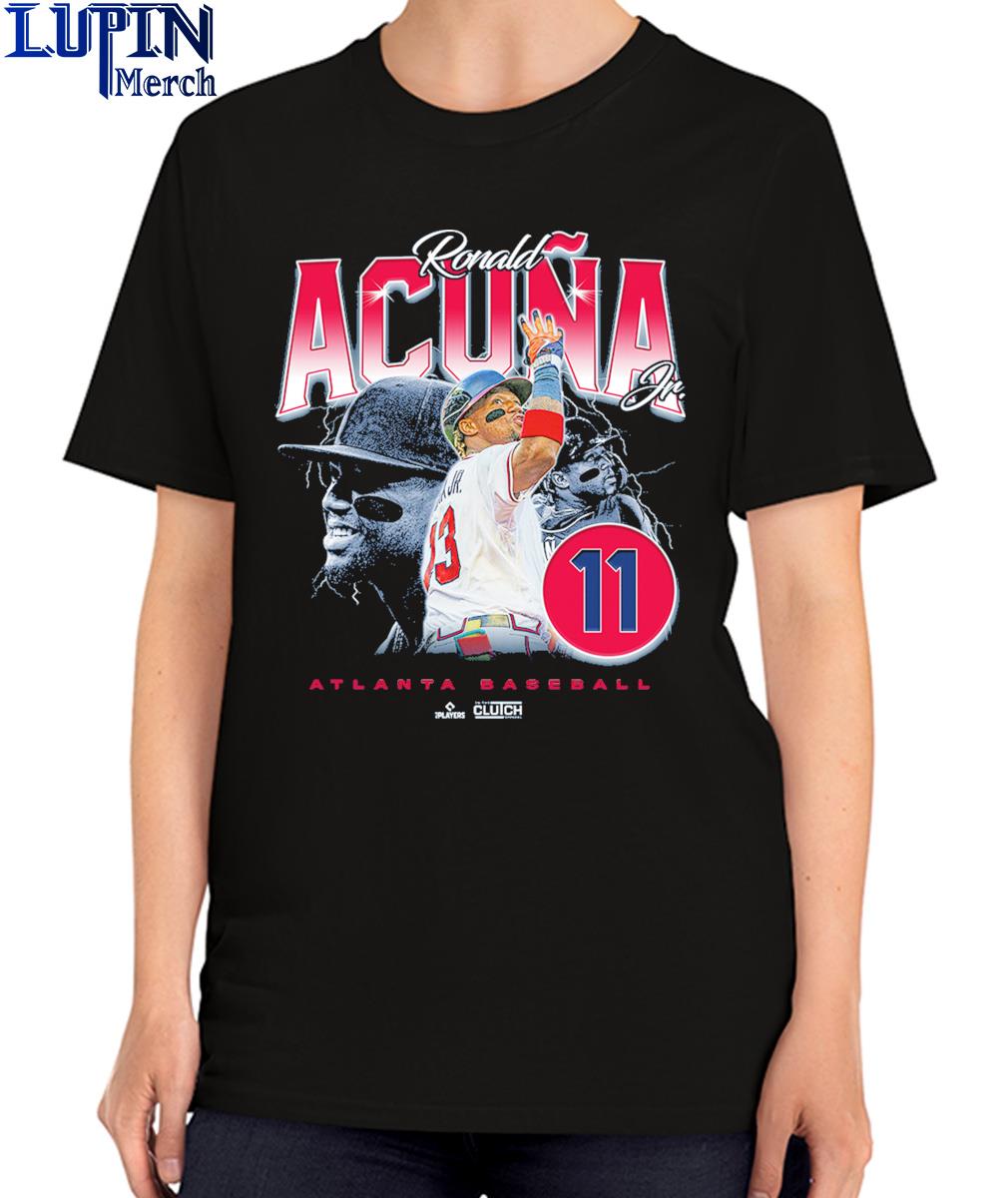 Ronald Acuña Jr. Retro 90s Tee, Atlanta MLBPA Apparel