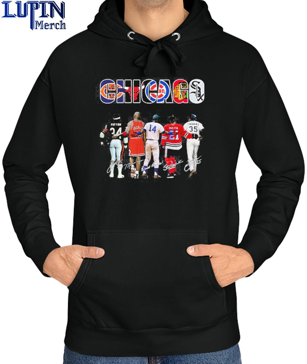 Official chicago bear Cubs white sox blackhawks bulls legends team shirt,  hoodie, sweatshirt for men and women